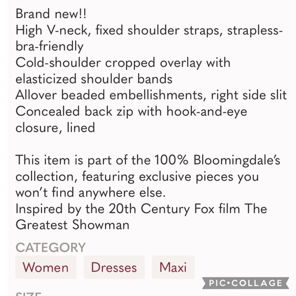 Aidan Mattox cold shoulder beaded exclusive gown - Picture 7 of 10